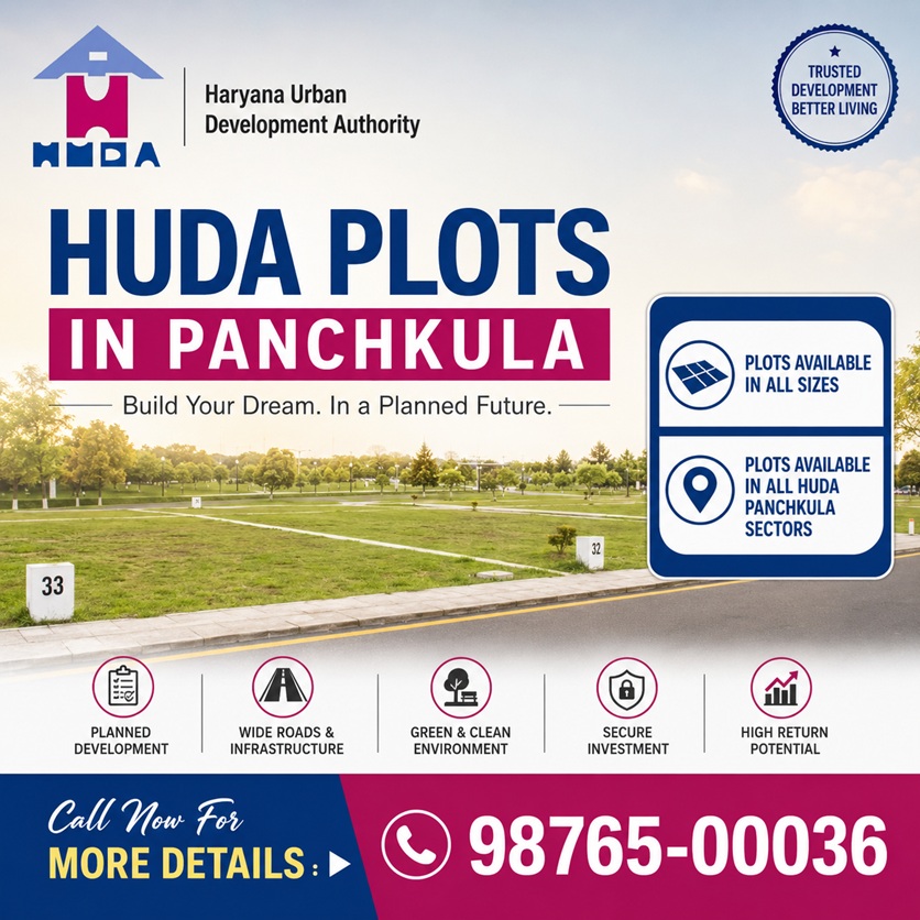 HUDA Plots Panchkula and HUDA Plots Panchkula Extension